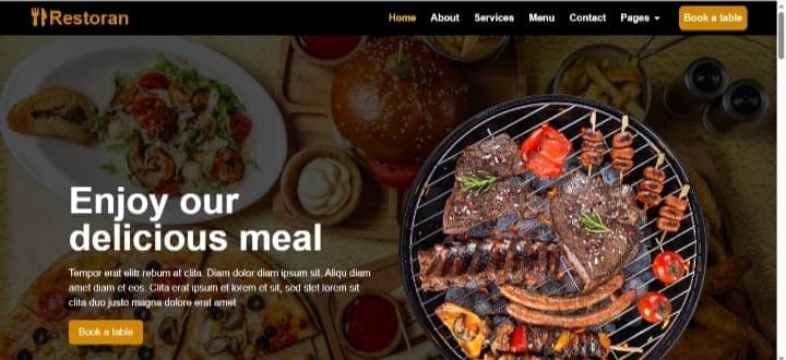 Restaurant Website