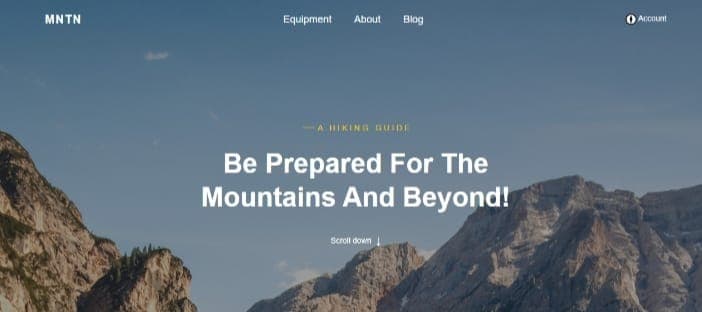 Landing Page